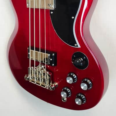 Mint Epiphone EB-3 "SG" Design Electric Bass, 2 PU, Cherry 2024 image 3