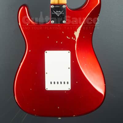 Fender Custom Shop Stratocaster 58 Relic Faded Aged 2022 - Candy Apple Red (COD 1127UG) image 17