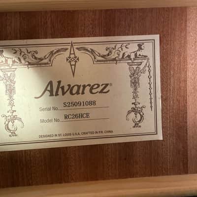 Alvarez Regent Series RC26HCE Hybrid Acoustic Electric Guitar - Natural image 5