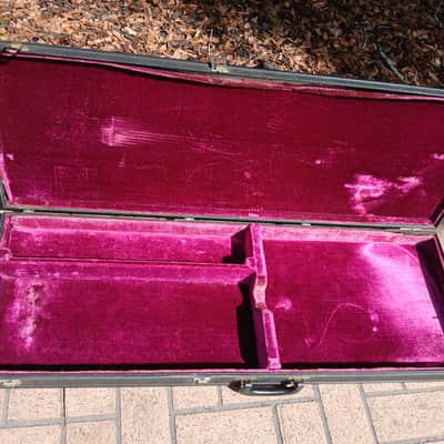 70's Gibson SG Hardshell Guitar Case - Black/Purple - Standard Custom Deluxe Junior Special image 2