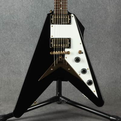 Vintage VV60 V Shape Guitar - Black - 2nd Hand image 1