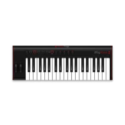 IK MULTIMEDIA iRig Keys 2 Pro Full-Sized 37-Key MIDI Keyboard Controller for iPhone/iPad and Mac/PC image 2