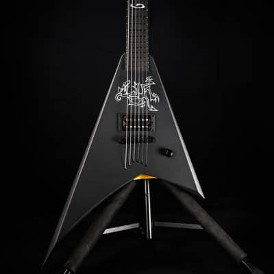 Jackson USA Custom Shop Signature Christian Andreu (Gojira) Signature USA Rhoads. 2018 Satin Black image 1