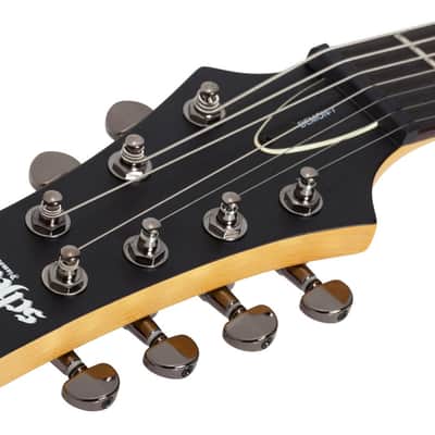 Schecter Demon-7 LH - Satin Black (3667) image 12