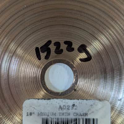 Zildjian 18" A Series Medium Thin Crash Cymbal 1982 - 2012 - Traditional image 12