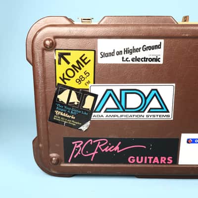 Original Vintage Hardshell Guitar Case Fender 1980s Walnut Elite Stratocaster image 7