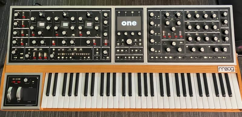 Moog One 16-Voice 61-Key Polyphonic Analog Synthesizer 2018 - Present - Black/Ash image 1
