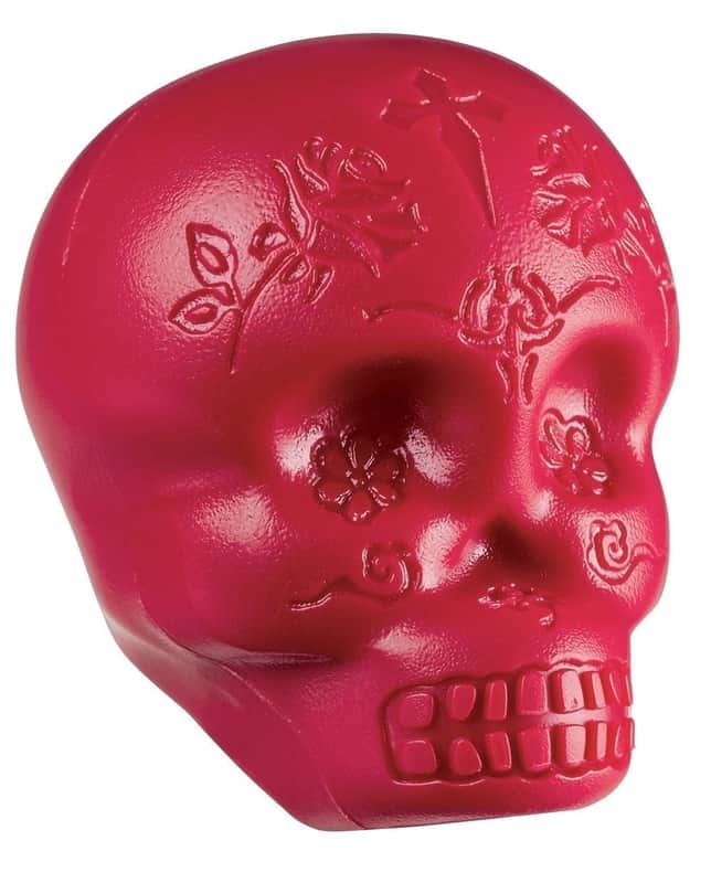 LP Latin Percussion Sugar Skull Shaker Red image 1