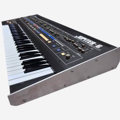 Roland Jupiter 6 61-Key Synthesizer 1983 - 1985 - Black Full Serviced