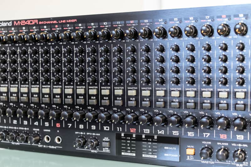 Roland M-240R 24 Channel Line Mixer | Reverb