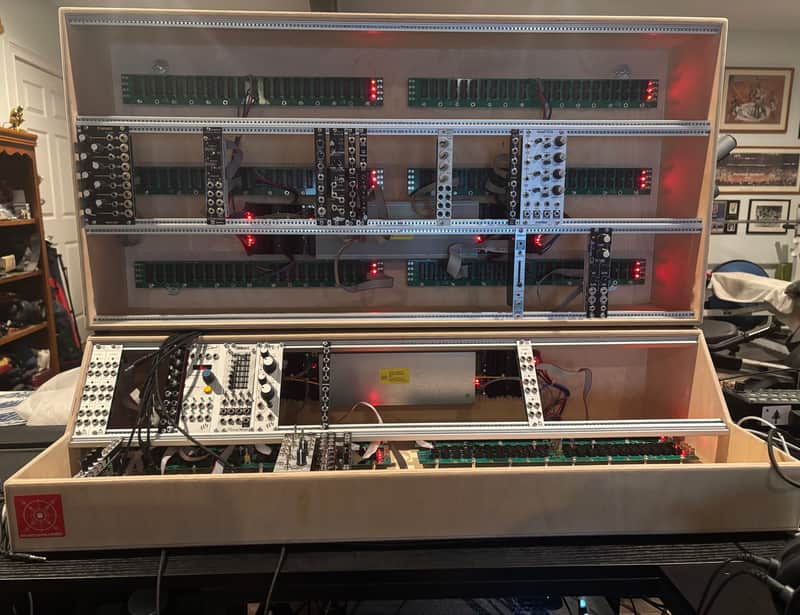 Doepfer Eurorack Case System – 15U / 840HP (LMS9 + PSU3 Monster Base) image 1