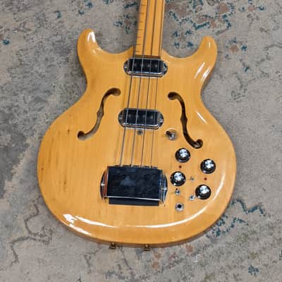 Hohner Bartell Black Widow Fretless Bass image 3