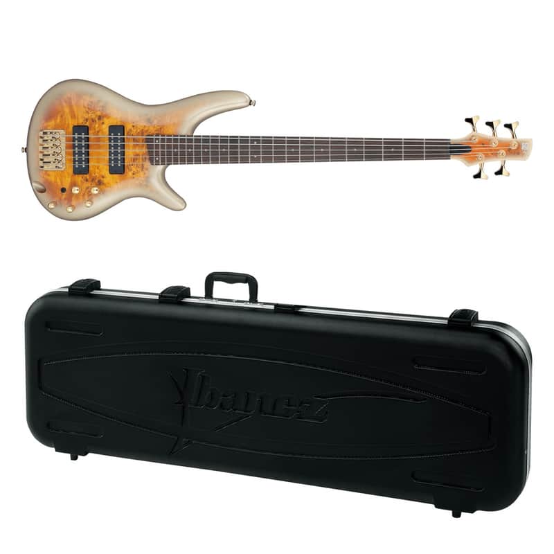Ibanez SR405EPBDX 5-String Electric Bass Guitar Mars Gold Metallic Burst + Ibanez Case SR 405 SR405 EPBDX MGU BRAND NEW image 1