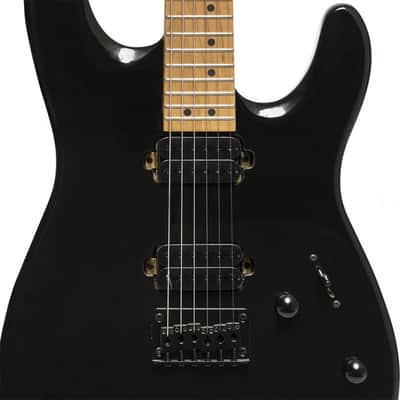 Stagg SEM-TWO H BK Master Serfies Solid Mahogany Body Roasted Maple Bolt-On Neck 6-String Electric Guitar image 5