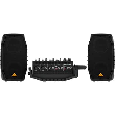 Behringer Europort PPA200 200-Watt 5-Channel Portable PA System with Wireless Microphone Option, KLARK TEKNIK Multi-FX Processor and FBQ Feedback Dete image 14