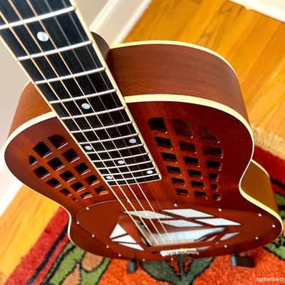 National Reso-Phonic M1 Tricone 2025 Mahogany - IN STOCK NOW! image 7