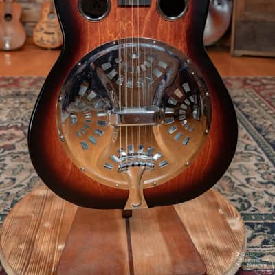 (Used) Beard Guitars Copper Mountain Squareneck Resonator Guitar Scarlet Burst #052 image 3