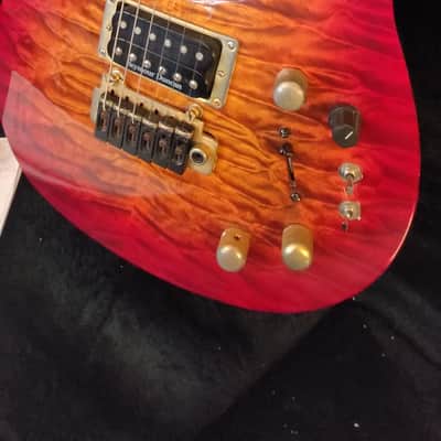 Brian Moore CP90TP.13 2001 - Cherry sunburst - Flame image 3