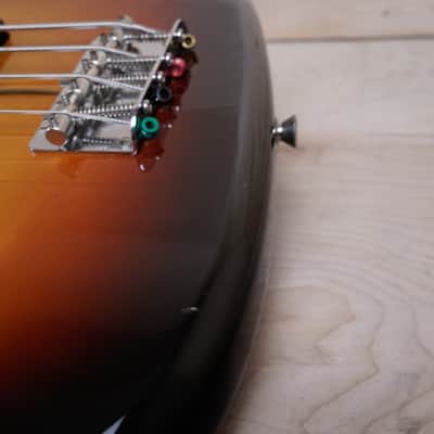 Fender JB-62LH Jazz Bass Reissue MIJ 1990 Sunburst Lefty Handed Lefty Japan w/ Bag image 8