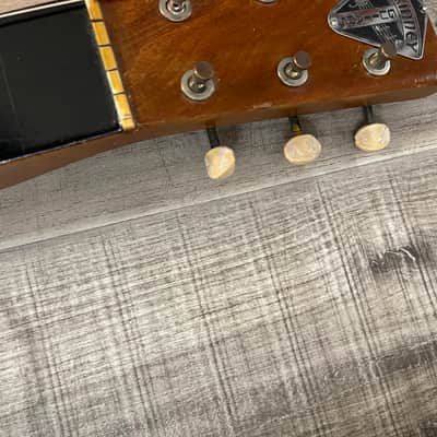 McKinney Lap Steel Guitar Supro Supreme Valco GEIB Challenge Chicago Lap Steel Guitar 1950 - Stain image 7