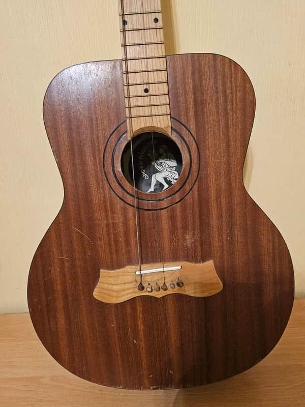 Orfeus Plovdiv Acoustic Guitar 6 String Orpheus Bulgarian Vintage image 1