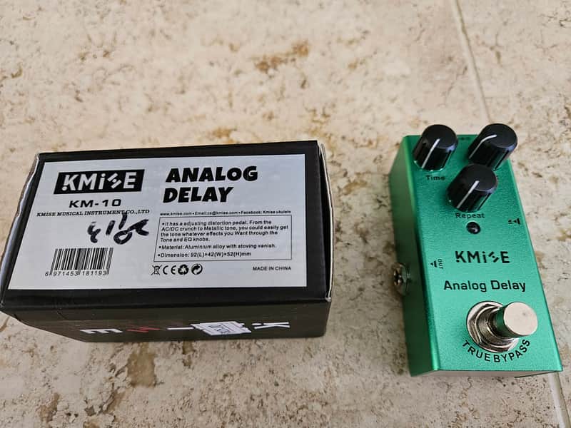 Kmise Analog Delay Electric Guitar Effects Pedal Mini Single Type DC 9V True Bypass image 1