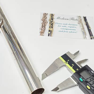 New Tomasi Sterling Silver Flute Headjoint w/ 14k Gold Riser Old Stock $2099 New image 11