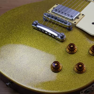 2006 Epiphone Les Paul Standard (Gold Glitter) image 3