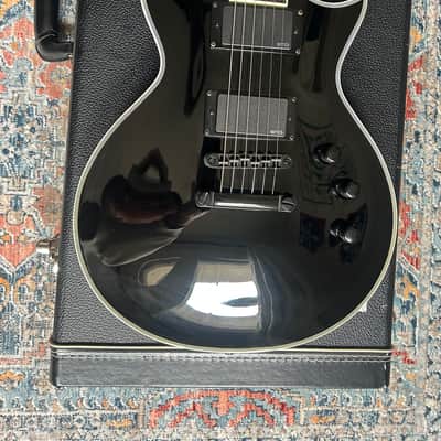 ESP LTD EC-1000 Deluxe Black EMG Pickups w/ ESP Hard Case Korea 2012 image 4