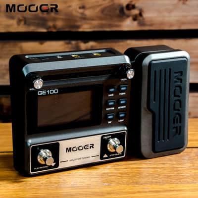 MOOER GE100 Multi-Effects Pedal 180s Loop Recording 23 Distortion 40 Drum image 1