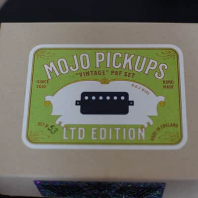 Mojo Uk NOS Wire PAF Set - Double Cream - Aged Covers image 6