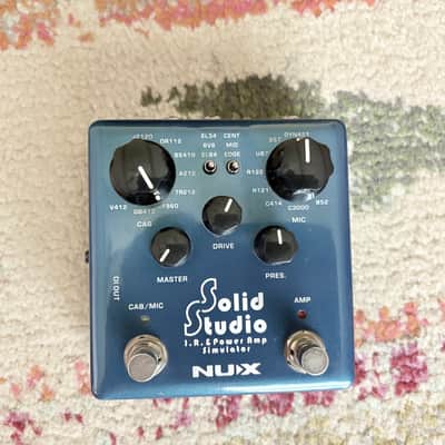 NuX NSS-5 Solid Studio IR and Power Amp Simulator 2010s - Blue