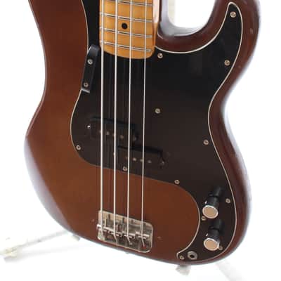 1974 Fender Precision Bass, mocha brown ultra lightweight image 3