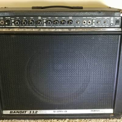 Peavey Bandit 112 "Silver Stripe" TransTube Sheffield 1995 black and silver image 1