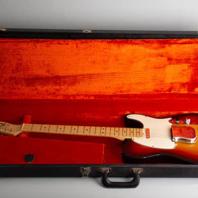 Fender  Telecaster Solid Body Electric Guitar (1968), ser. #263022, original black tolex hard shell case. image 10