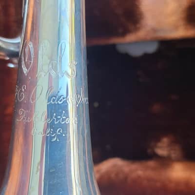 Fe Olds Silver Trumpet 1970,S Circa with D slide image 7
