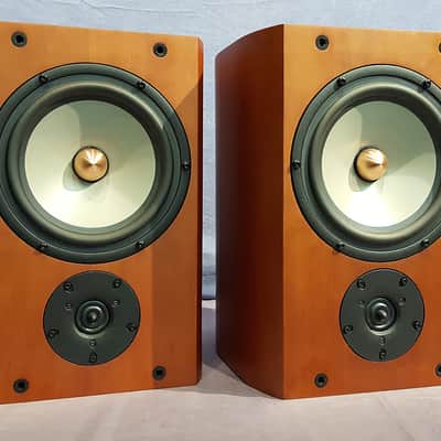 Krell Resolution 3 Two Way Loudspeaker w/ Stands (Pair) Cherry Finish image 1
