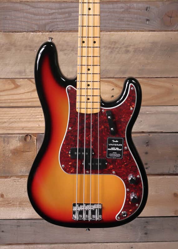Fender Vintera III Late '60s Precision Bass 3-Color Sunburst w/ Gigbag image 1