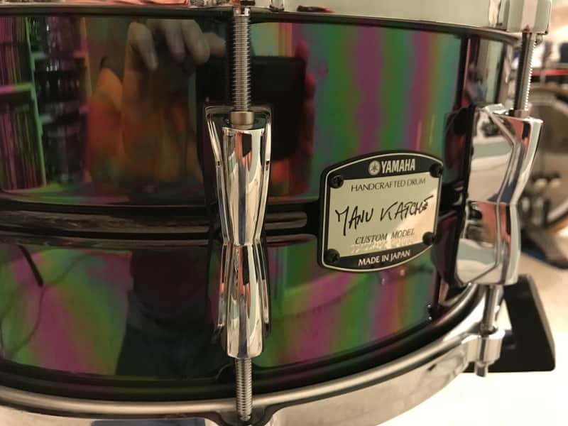 Yamaha SD-465AMK Manu Katche 6.5x14" Brass Snare Drum image 1