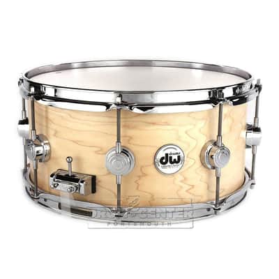 DW Collectors Maple Snare Drum 14x6.5 Satin Natural - Custom DCP Specs! image 2