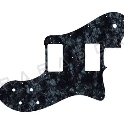 Custom Pickguard For 2023 - 2025 Made in Mexico Fender Vintera II '70s Telecaster Deluxe - Black Pearl/Black/White/Black .090"