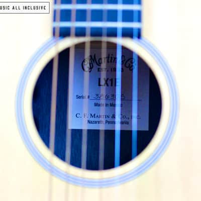 Martin LX1 Little Martin Natural Electro Acoustic Mex image 8