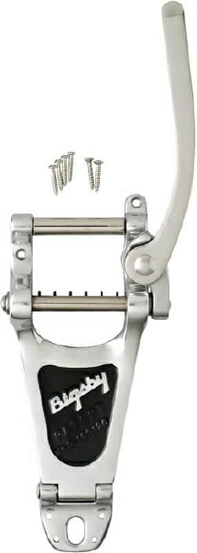 Bigsby B7 Arch-Top Gibson-Style Electric Guitar Vibrato Tailpiece Kit - CHROME image 1
