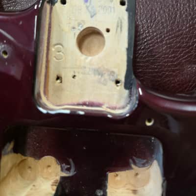 Fender Stratocaster Body Humbucker Neck Route Mexico 2001 image 3