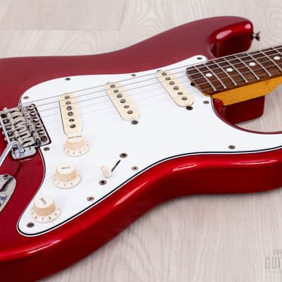 1983 Fender Stratocaster '62 Vintage Reissue JV ST62-65 Candy Apple Red 100% Original, Japan MIJ Fujigen image 6