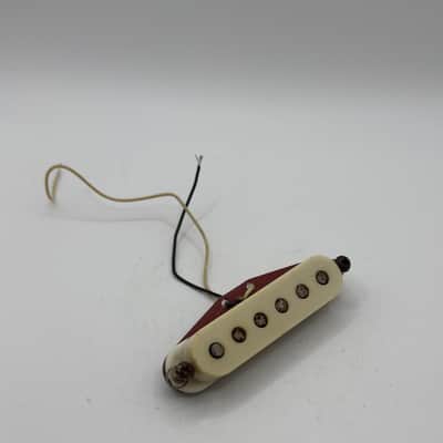 Fender Red Bottom Stratocaster Single Coil Pickup Vintage 1982 - White image 1