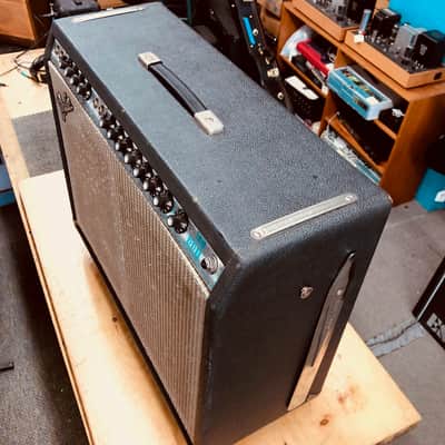 Fender Twin Reverb Silver Face 1974 Vintage Guitar Tube Combo Amp image 3