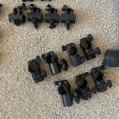 2x Yamaha DTX Electronic Drum Racks 2000's - Metal image 4
