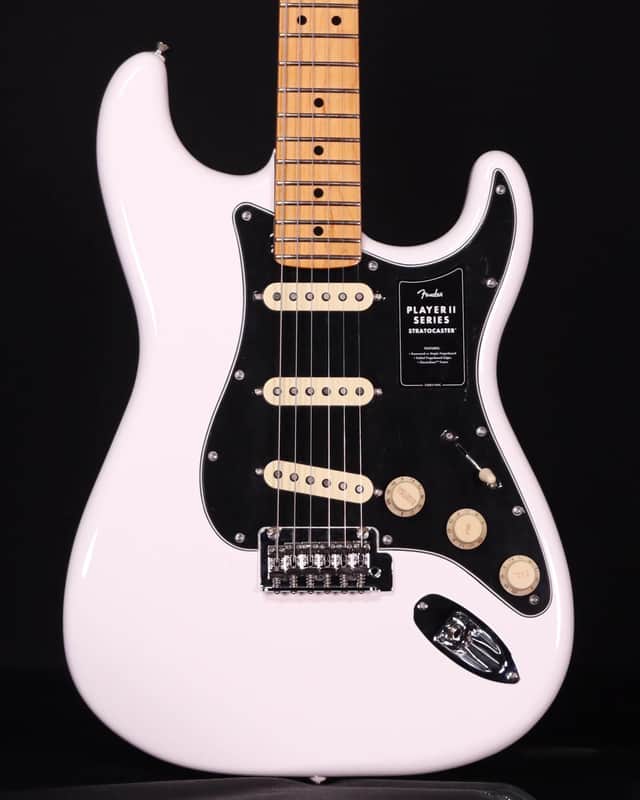 Fender Player II Stratocaster, Maple FB, Polar White image 1