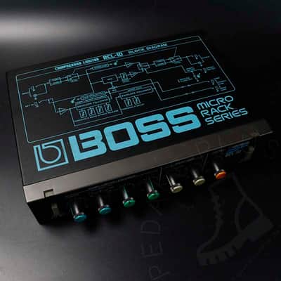 Boss RCL-10 Micro Rack Series Compressor Limiter 1985 - 1990 - Black image 1